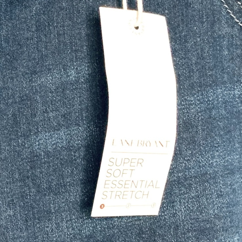 NWT Lane Bryant Signature Fit Straight Jean-Everyday Dark Wash 28L - Picture 12 of 14